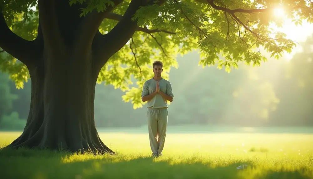Qi Gong: Stehen wie ein Baum für mehr Stabilität und Gelassenheit